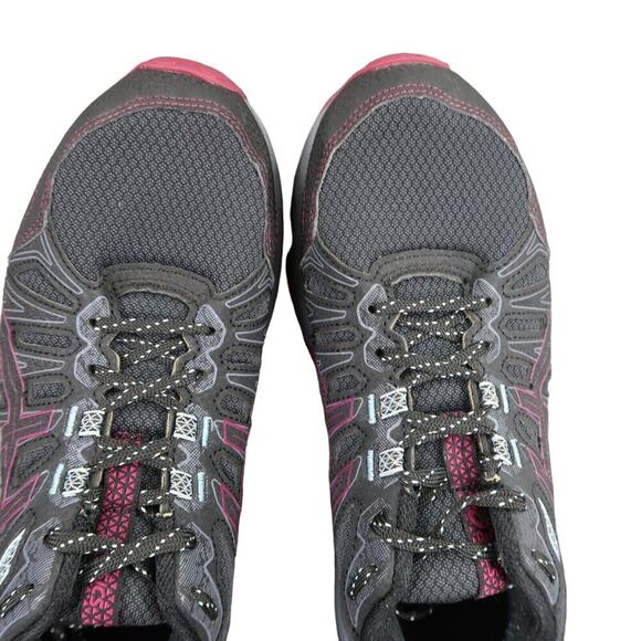 Asics Shoes Womens 8.5 Athletic Trainers Trail Running Gel Venture 7 Active Gray - Picture 8 of 13